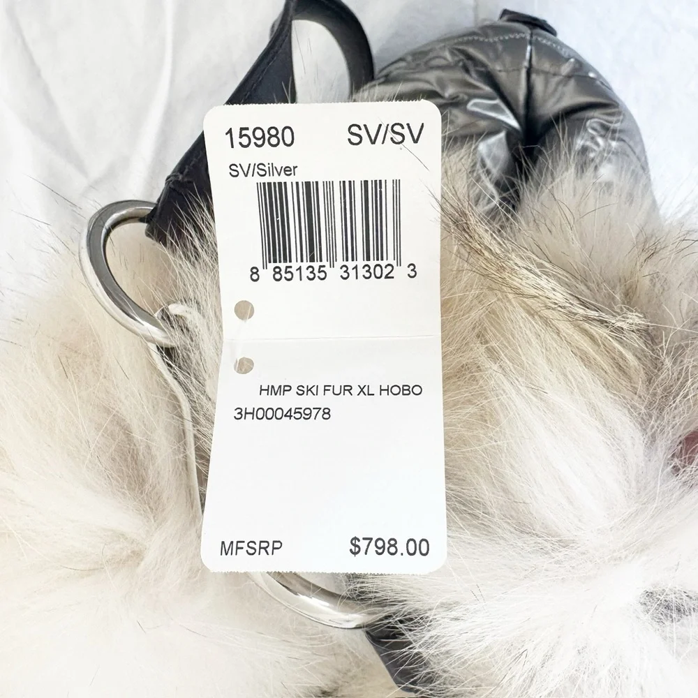 NWT Coach‎ Hampton Ski Coyote Fur Purse